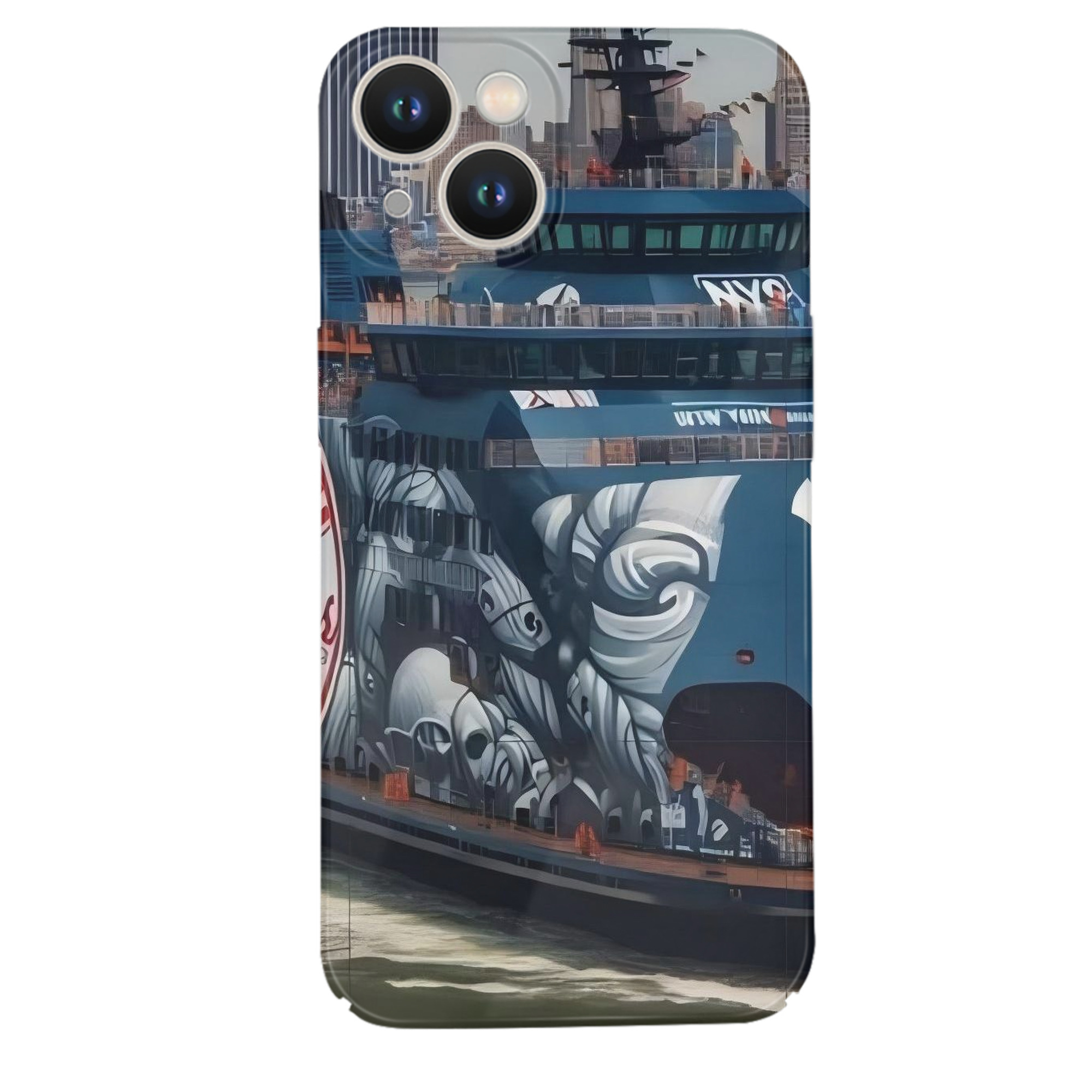 New York Yankees 299 IPhone 14 Series Full-Cover Hard Case – Shockproof With Raised Camera Protection – Precise Cutouts, Wireless Charging Compatible – Durable, Anti-Yellowing, Easy To Clean